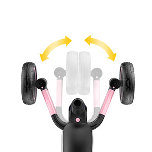 7-in-1 folding children's tricycle from 1 to 4 years old