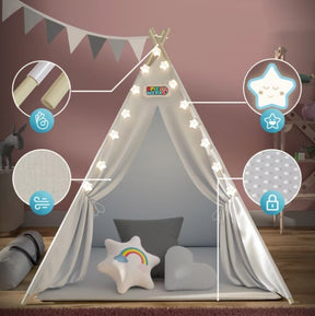 Tipi pour enfant 160x120x120cm