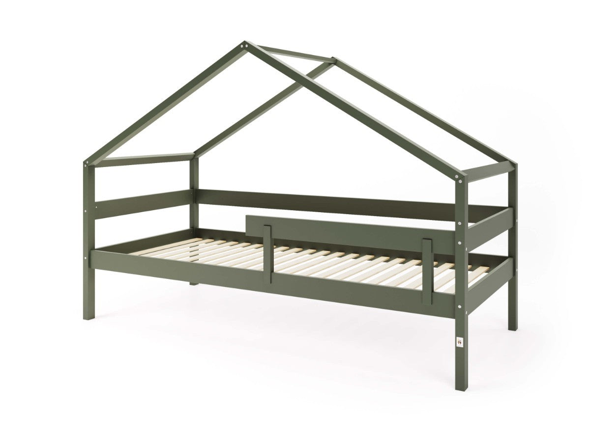 Lit cabane simple 200x90cm en bois YappyHytte