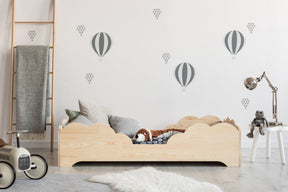 Cama individual infantil de madera BOX10