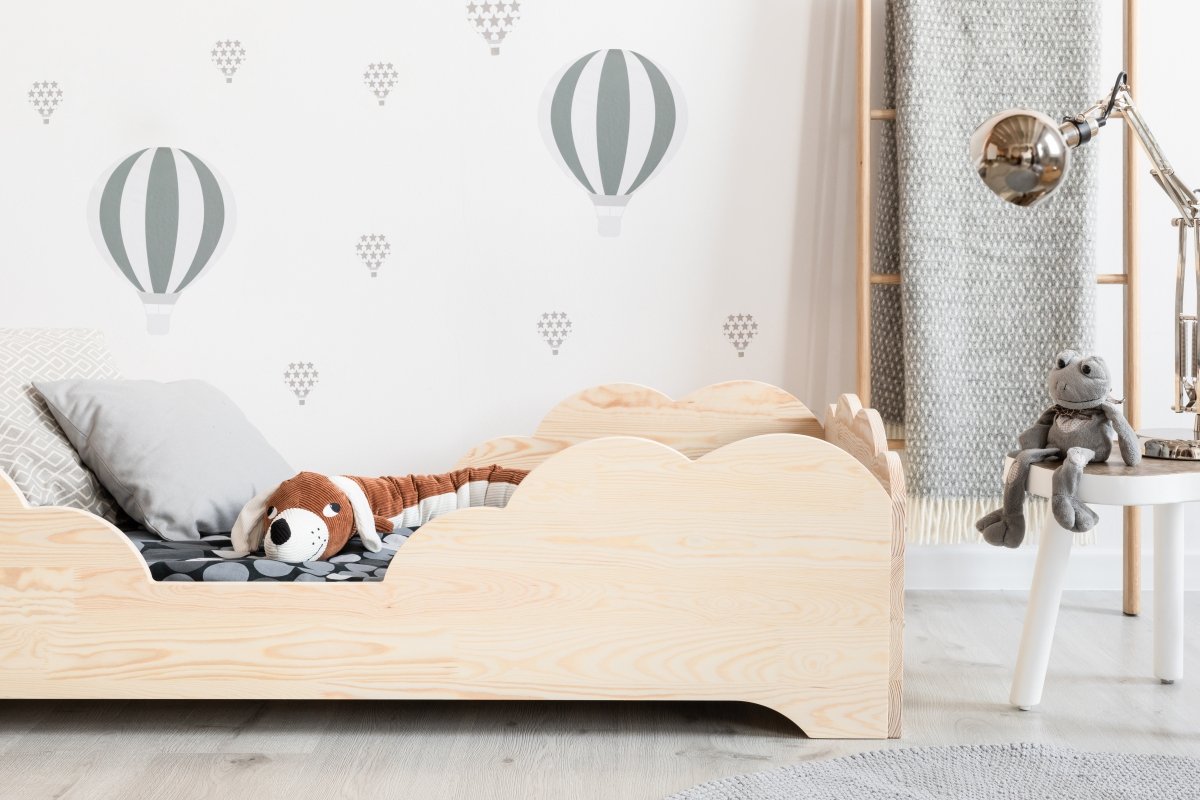 Cama individual infantil de madera BOX10