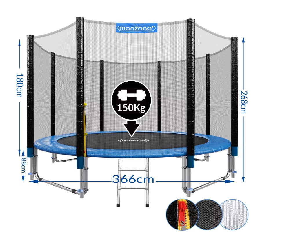 Trampoline enfants avec filet de sécurité