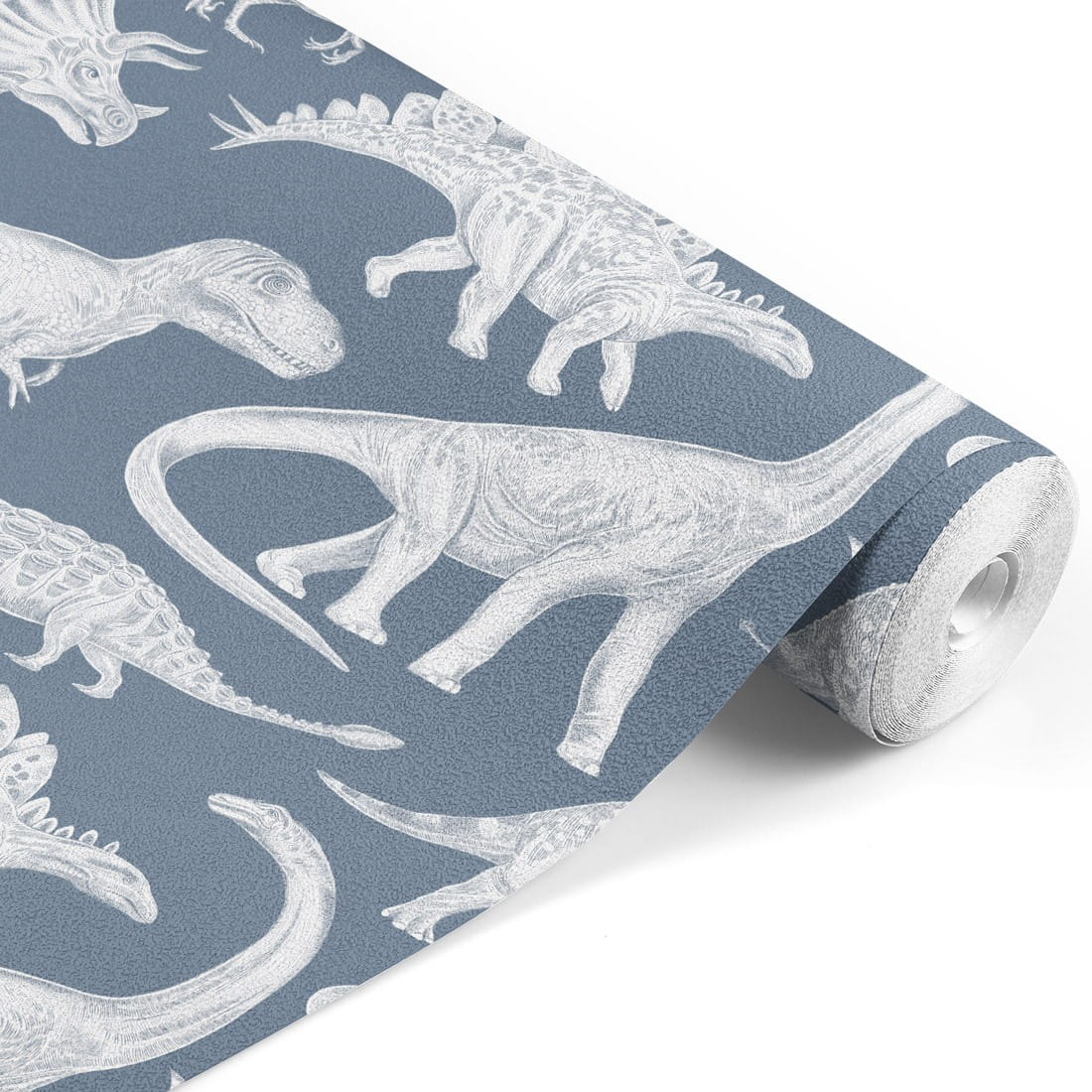 Papier peint dinosaure bleu Pastelowe Love - Wallpapers par Pastelowe Love